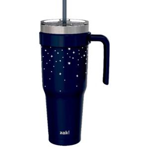 This Zak Designs tumbler holds 40 ounces,